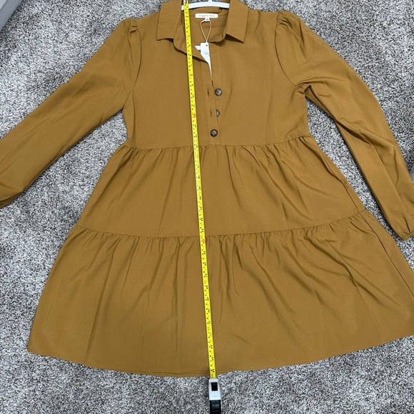 💛💛COPPER KEY MUSTARD COLOR A LINE DRESS SZ Small 💛💛NWT - Picture 6 of 16